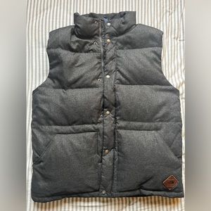 The North Face Gray Puffer Vest - Large